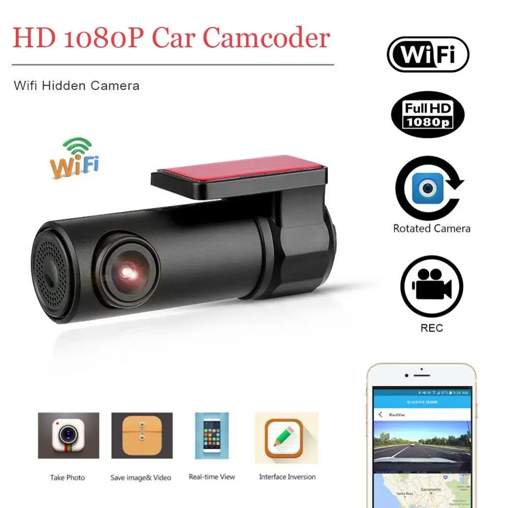 1080P HD wifi камера для машины DVR видеорегистратор g-сенсор камера lcd ночного видения видео рекордер Авто радар детектор