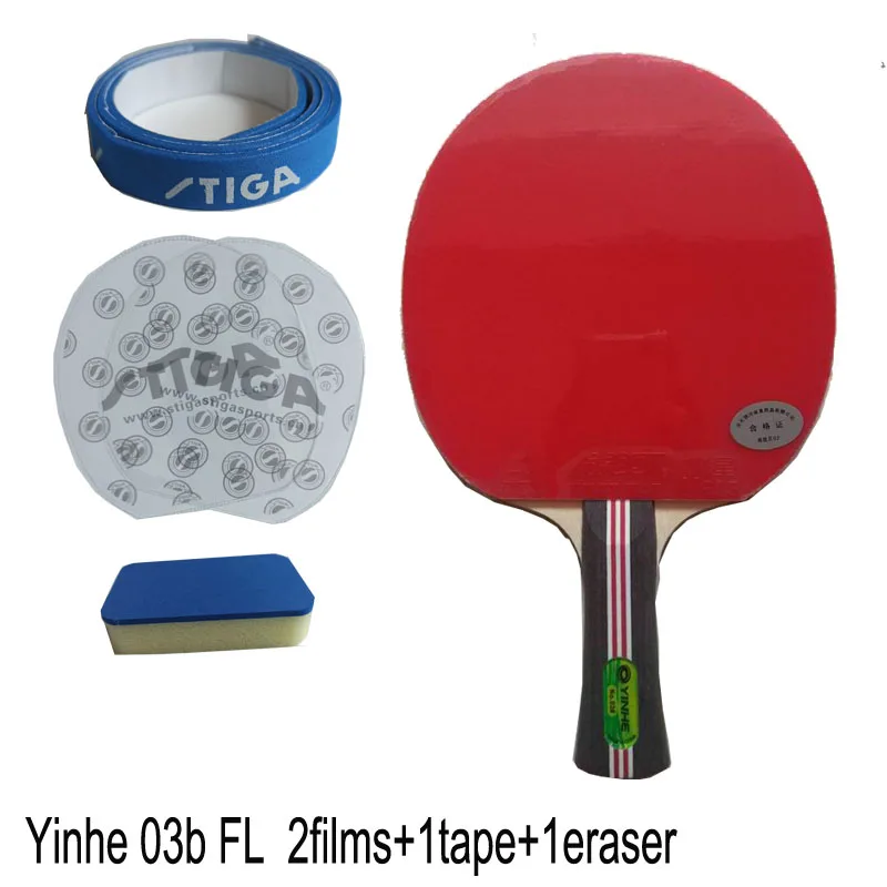 ITTF Venus II rubbers Custom made Table Tennis Bat Yinhe 05B 3 balls case 