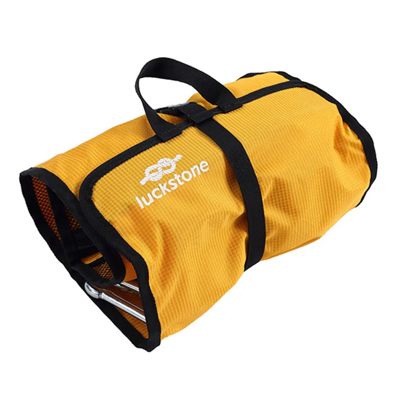 Альпинистские сумки для хранения скалолазания карабины для инструментов веревки аксессуары сумка Многофункциональный портативный складной износостойкий комплект - Цвет: Yellow