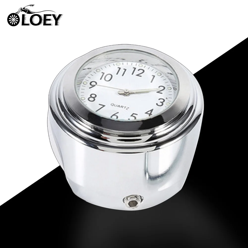 

Universal 7/8" Waterproof Motorcycle Handlebar Mount Quartz Clock Watch Motor Bike Clock Moto Accessories