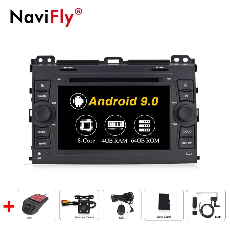 Perfect NaviFly 4+64G 2din Android9.0 Car Radio multimedia player for Toyota Prado 120 2004-2009 Car autoradio Navigation GPS stereo 120 0 Perfect NaviFly 4+64G 2din Android9.0 Car Radio multimedia player for Toyota Prado 120 2004-2009 Car autoradio Navigation GPS stereo 120 0