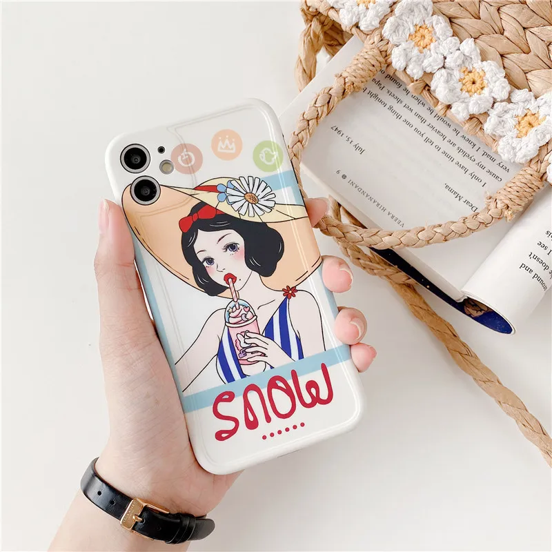 Милый чехол для телефона с героями мультфильмов iphone 11 Pro Max 7 8 plus XR X XS max SE 2 забавный