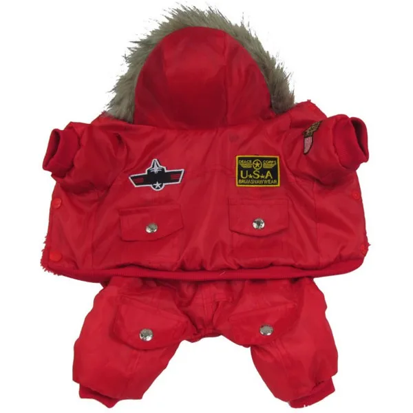 

Winter Warm Dog Clothes Dog Coat Jacket For Large Small Dog Pet Clothes Thicken Padded Hoodie Jumpsuit Pants Apparel #7353