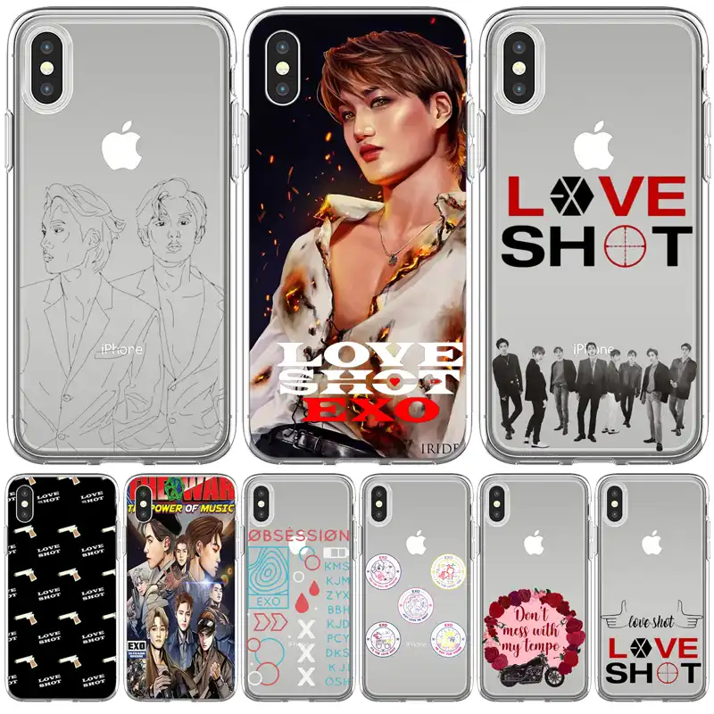 Exo Love Shot Baek Hyun Phone Case For Iphone 12 11 Pro Max X Xr Xs 8 7 6 6s Plus Mini Case Silicone Phone Suave Back Cover Phone Case Covers Aliexpress