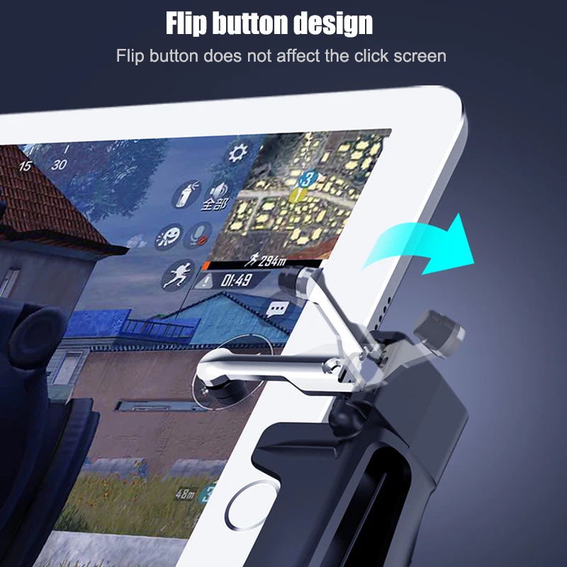 1 пара PUBG Mobie контроллер для Ipad игры шутер L1R1 металлическая кнопка пуска огонь Кнопка Aim ключ джойстик для iPad планшет для iPhone