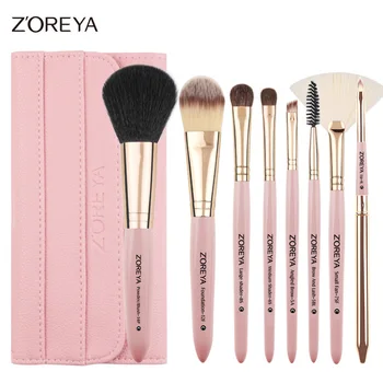 

Makeup Set Refreshing Artificial Hair 8 Wooden Handle Makeup Brush Set
