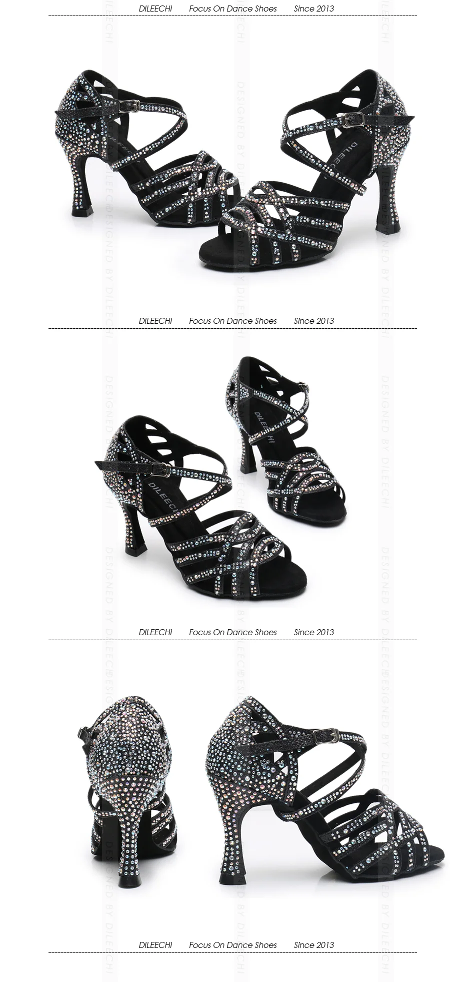 模特和鞋子展示-黑色-3