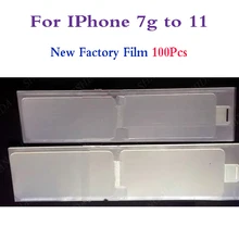 Nueva película de fábrica para iPhone 7, 8X7 p plus, etiqueta protectora de pantalla reacondicionada frontal + trasera para xs xr max 11 pro(China)