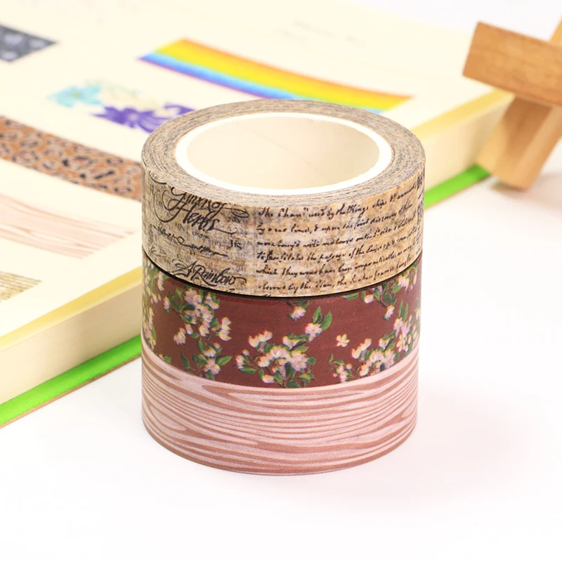 30 Rolls Washi Tape Multi-Colored & Gold Metallic Washi Masking Tape - 8mm x 4M Rainbow Paper Tape for DIY Crafts (Mix)