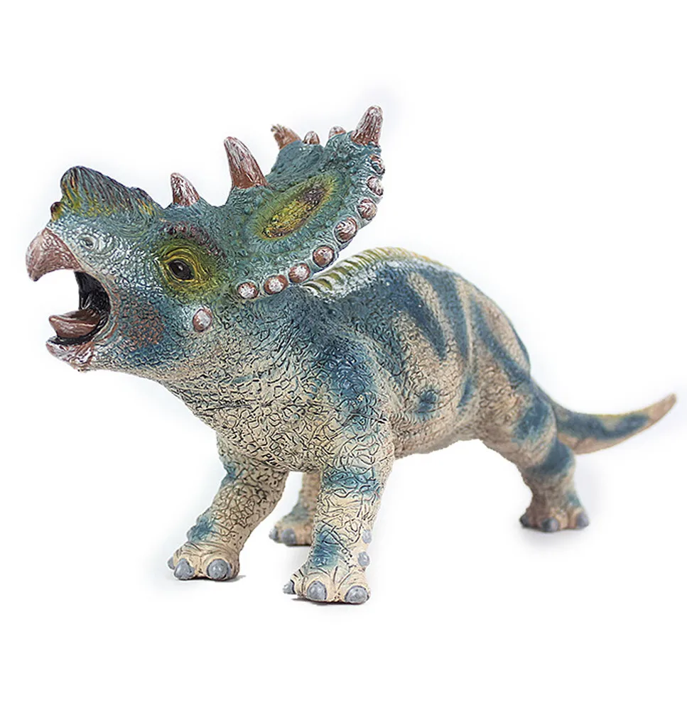 Dinosaurios De Juguete игрушка реалистичный динозавр игрушки для детей Модель трицератопса подарки на день рождения школьный проект динозавры L930