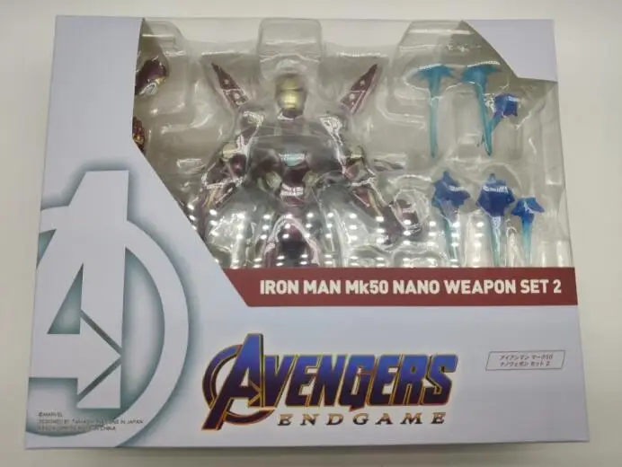 Marvel Avengers Ironman MK50 набор нано оружия VOL.2 ENDGAME фигурки подарки игрушки|Игровые и