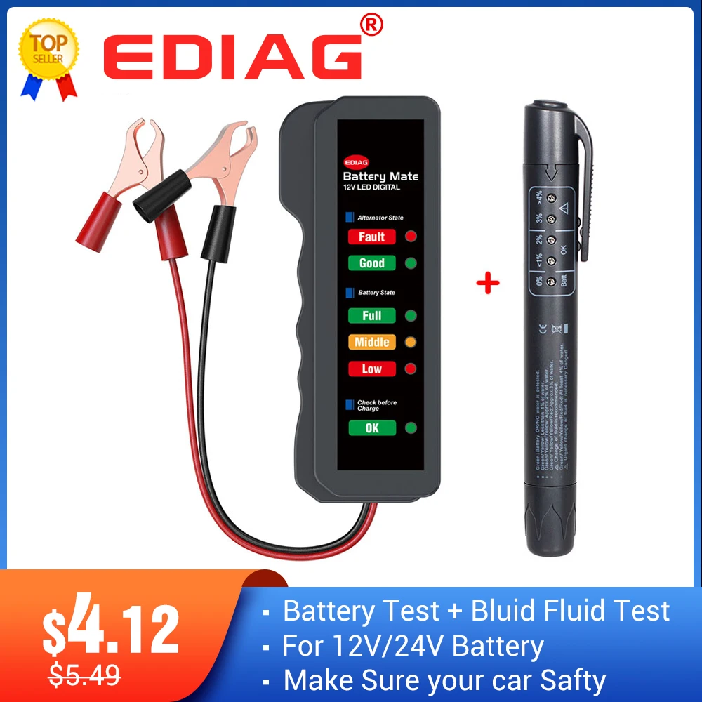 Accurate Oil Quality Check Pen Universal Brake Fluid Tester Car Battery