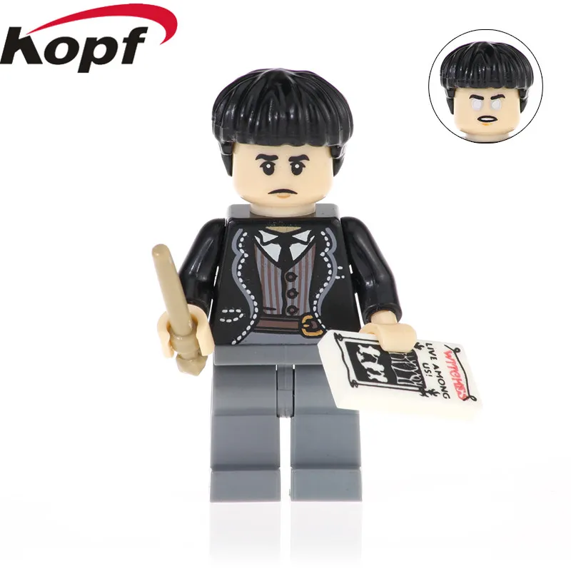 Одна продажа строительных блоков Модель Гарри кино кирпичи Дамблдор Moody Malfoy