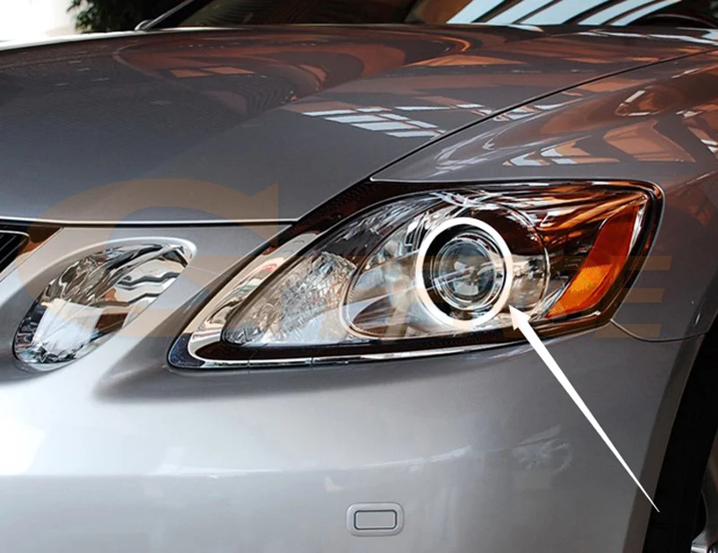 Для LEXUS GS300 GS350 GS430 GS450 GS460 450h 2006 2011 отличные ультра яркие CCFL ангельские глазки Halo