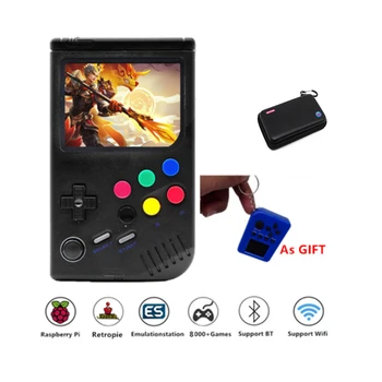 

2.0 LCL Pi Boy Handheld Game Console Raspberry Pi 3B for Game Boy Game Console Built-in 10000+ Games Retro Video Game Player