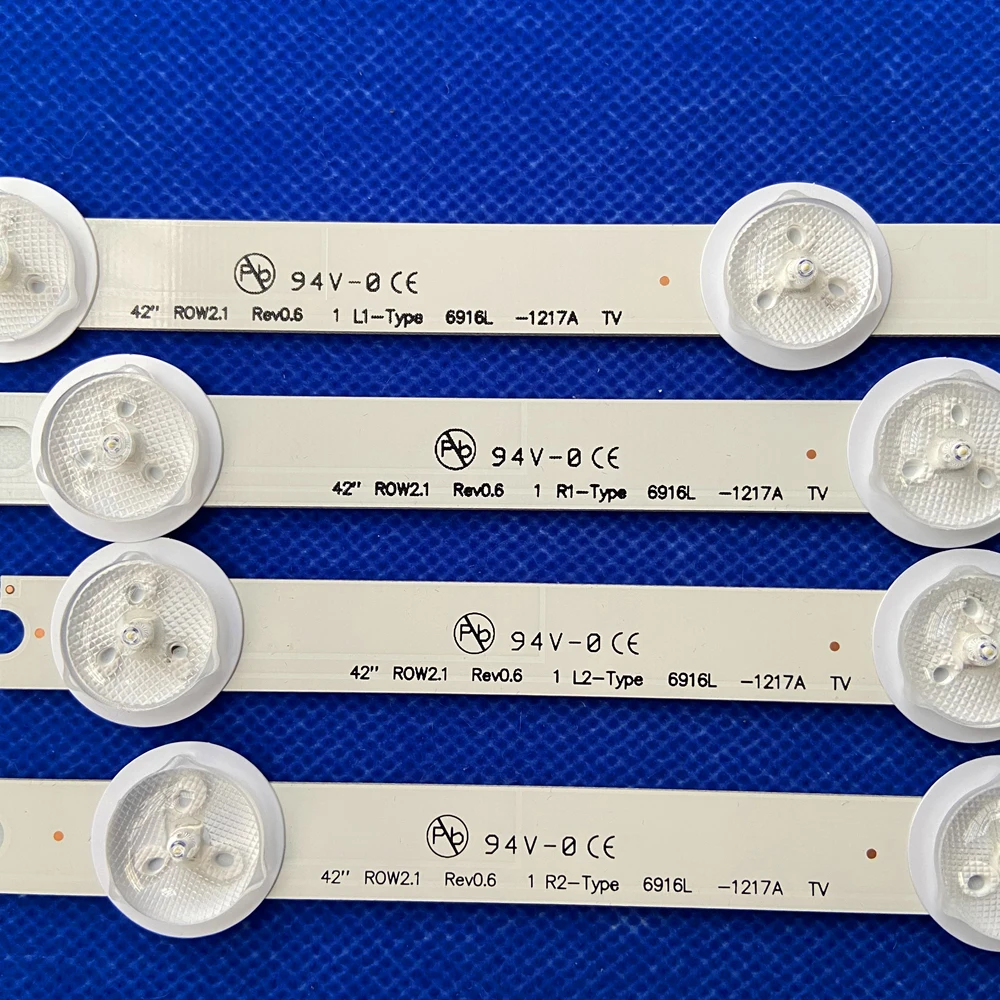 Новый комплект 10 шт. R1 L1 R2 L2 Светодиодная лента Идеальная замена для LC420DUE 42LN5400 6916L