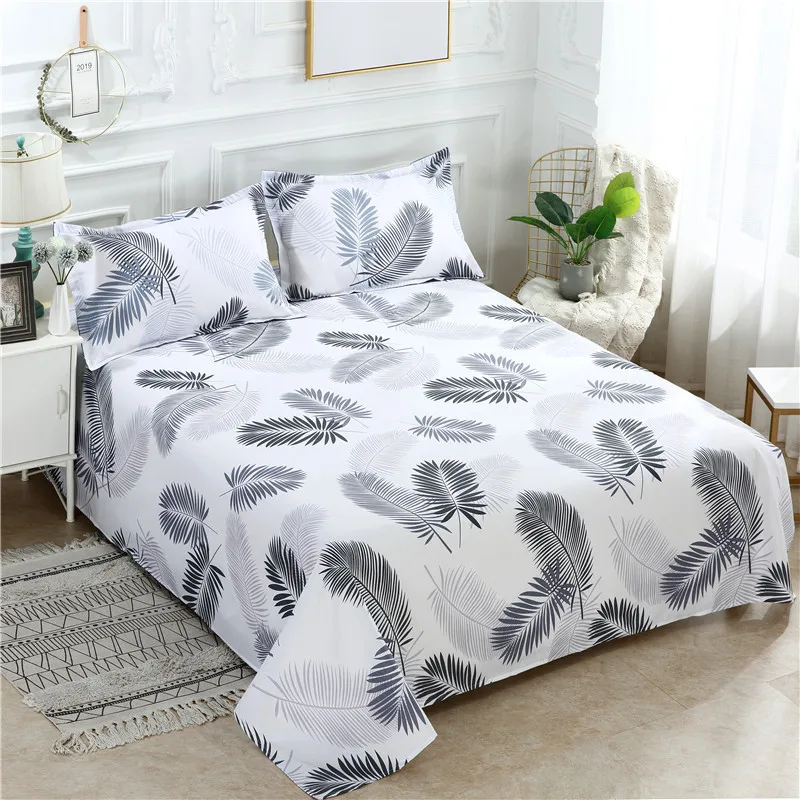 

New sanding sheets one piece aloe vera cotton single double student dormitory sheets