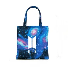 Южная Корея BTS bulletproof Boys BT21 Специальное предложение модная Холщовая Сумка со звездами Экологически чистая сумка для покупок сумка должна