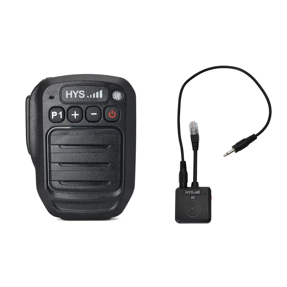 HYS Wireless Bluetooth Handheld Speaker Microphone Shoulder Mic for Yaesu Mobile FM Transceiver FT-7900R FT-8900R