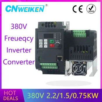

380v 2.2kw 4kw 5.5kw VFD Variable Frequency Drive Inverter / VFD 3HP Input 3HP Output CNC spindle Driver spindle speed control