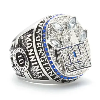 

New York Giants N championship ring F European and American retro men's ring accessories ring L ring male 2011 Jewelry Gift