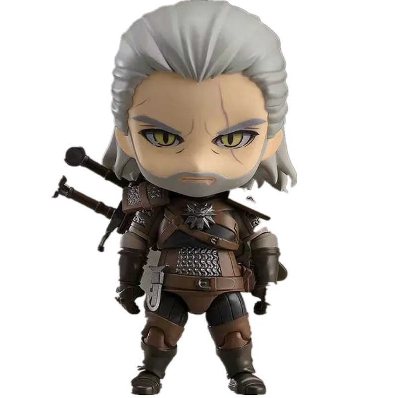 Dark wild hunt geralt grandmaster фигурка 4 дюйма дополнительный подарок на ожерелье с белым
