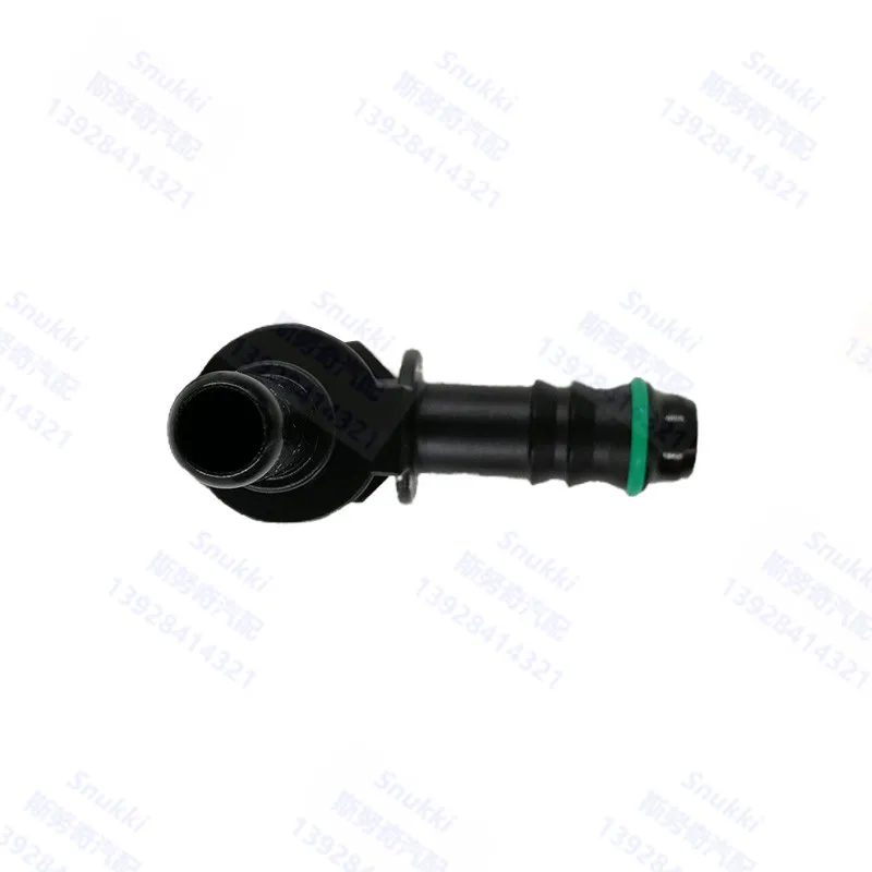 9.89mm-ID12 Fuel line quick connector 90 degree 3/8 fuel pipe fittings plastic male end piece male connector 5pcs
