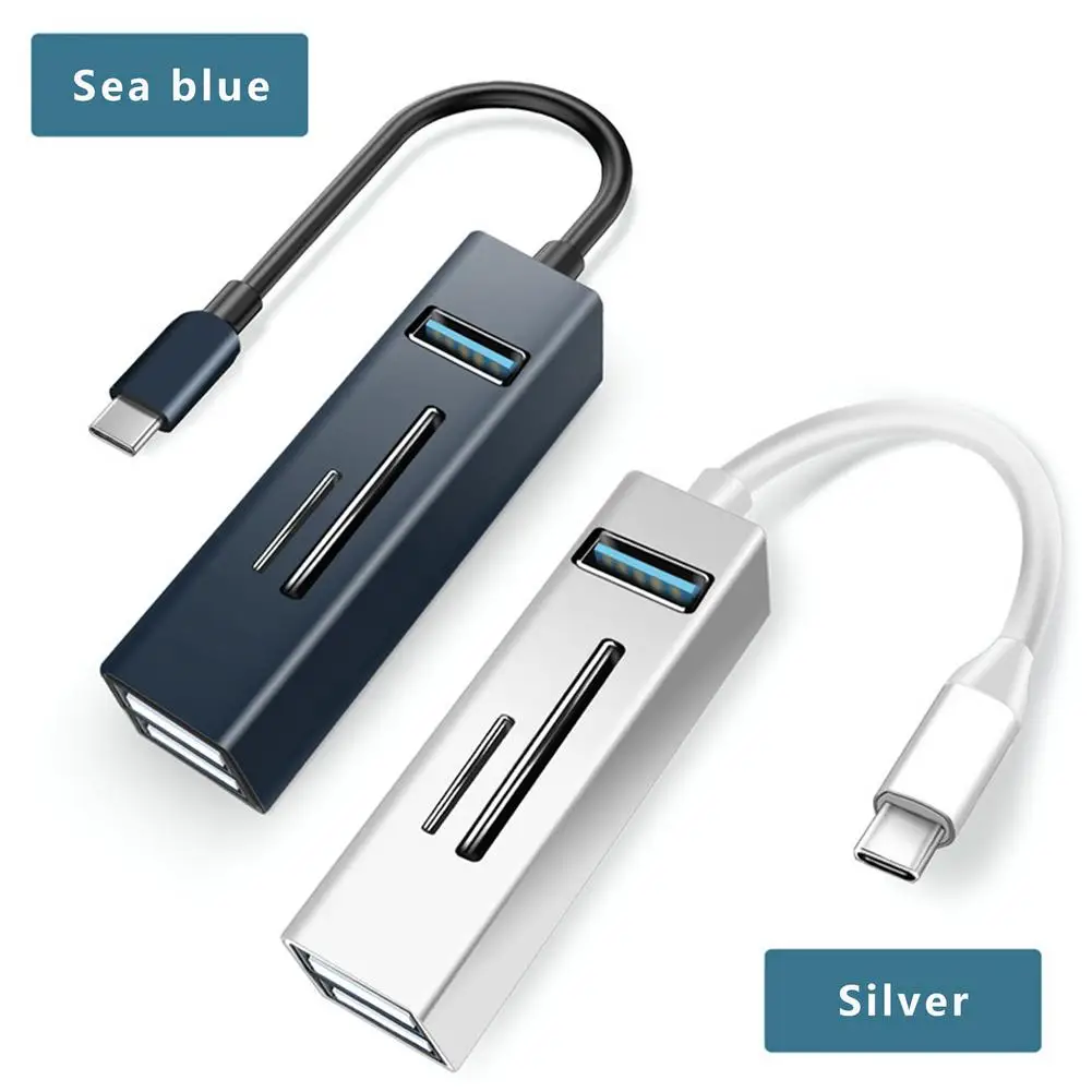 Hub USB 3.0 Multi-porta KOOTION – 3 Porte Type A E Type C Con Lettore SD/TF – Adattatore Splitter
