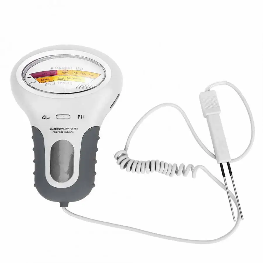 

Swimming Pool Water Quality Tester PH Meter Chlorine Tester Water Detector for Swimming Pool without Battery Pool Accessory