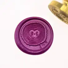 Персонализированные дерево кольцо монограмма воск печать/инициалы Пользовательские Свадебные печати/свадебные приглашения печать/на заказ Свадебная печать