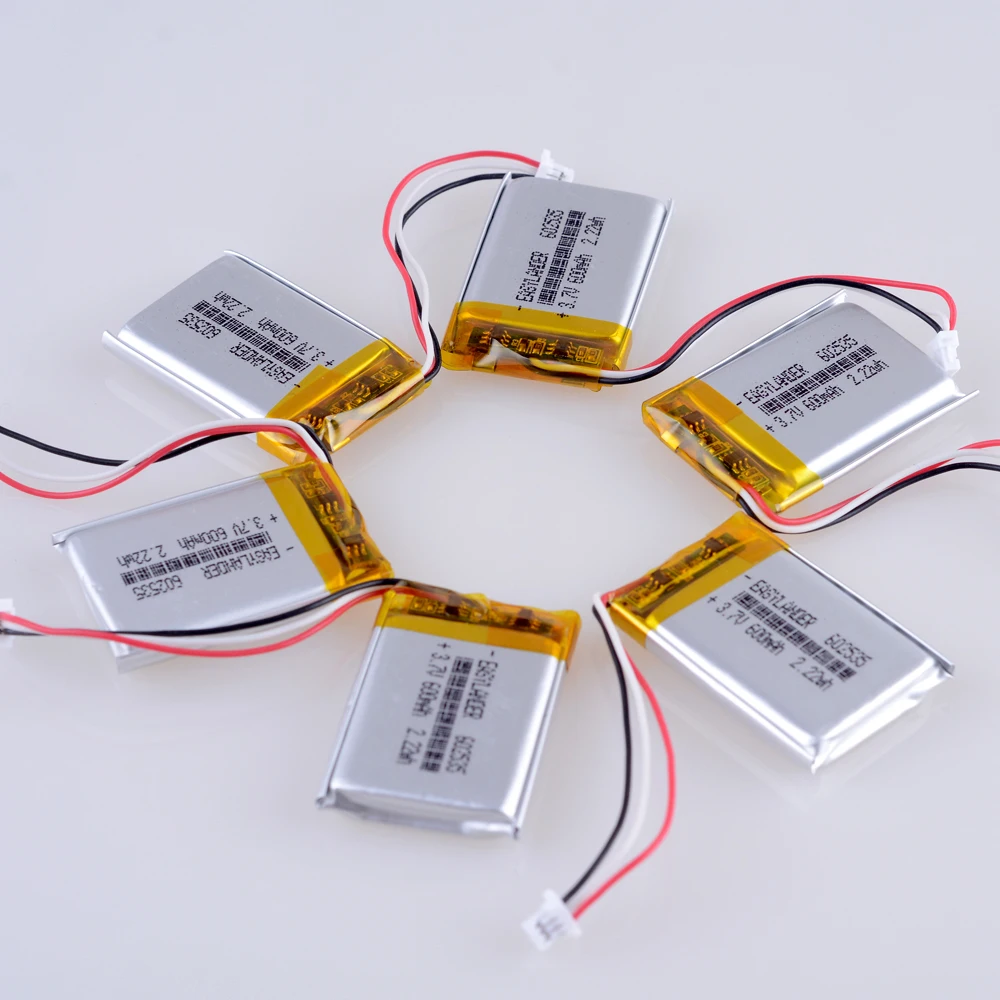 Batterie Ricaricabili 502035 2 Batterie Li-Po 3.7V 330mAh - Formato 502035, Con Termistore JST 3 Pin, Per Dashcam E GPS Batteria Lipo 3.7V 330mAh - Foto 6