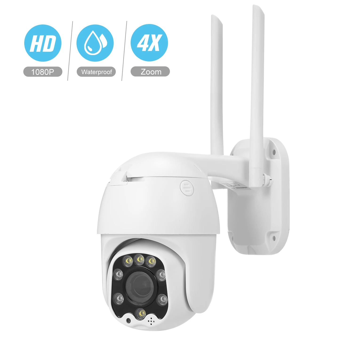 

WANSCAMv1080P Wireless IP Camera PTZ 2.0MP Camera WiFi Security Camera PAN Tilt Auto Focus Smart Night Vision Video Surveillance