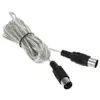 3M/10ft MIDI Cable de extensión macho a macho de 5 conector Pin sintetizador ► Foto 3/6