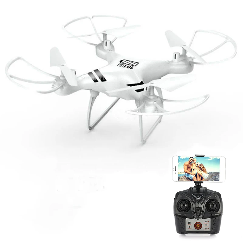 White no camera KY101S дрона с дистанционным управлением с Камера HD и поддержкой Wi-Fi FPV высота удерживайте один ключ возврата для посадки, от Безголовый Квадрокоптер с дистанционным управлением Drone длительное время полета - Цвет: White no camera