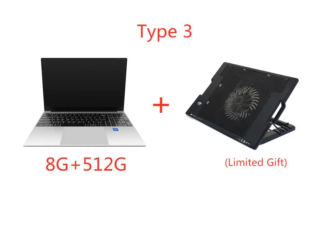 15,6 дюймов 8G ram 128G/256G/512G M.2 SSD ноутбук Intel J3160 четырехъядерный Windows 10 OS ультрабук HDMI 5G wifi - Цвет: 8G-512G Type 3