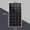 solar panel flexible complete kit 200w 100w solar charger 12v solar cell for 1000w home system car boat solar caravan RV battery ► Photo 2/6