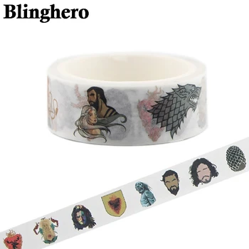 

CA140 Wholesale 10pcs/lot Game of Thrones Washi Tapes DIY Painting paper Masking tape Adhesive Tapes Scrapbooking Stickers