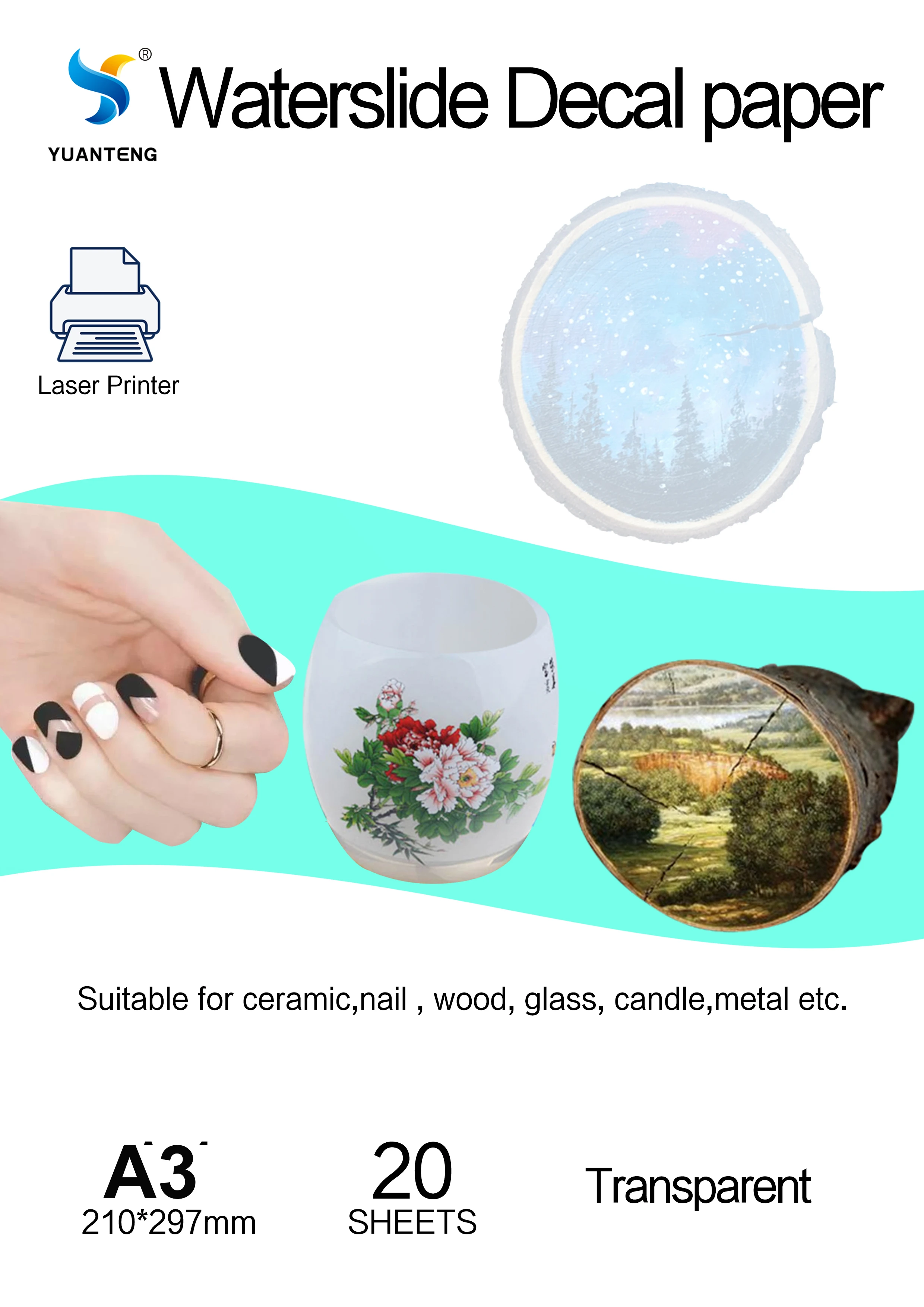 waterslide printer paper