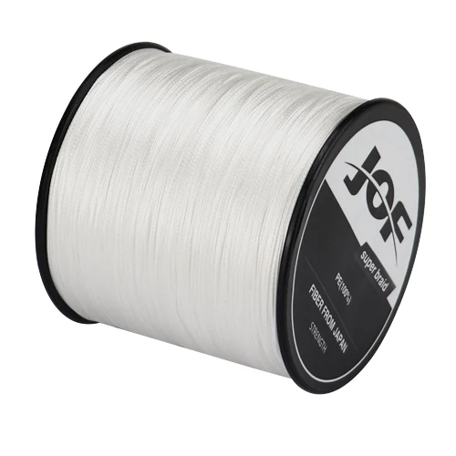 JOF Pesca 4 Strands Braided PE Fishing Line 300M Fly Wire Multifilament Carp Wire Japan Multicolor Tool Sea Line Super Strong white
