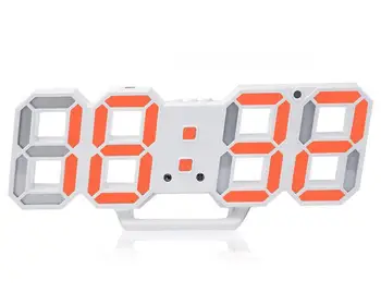 

GloryStar Simple 3D Hanging Electronic Clock with Calendar Function for Living Room Wall Decor