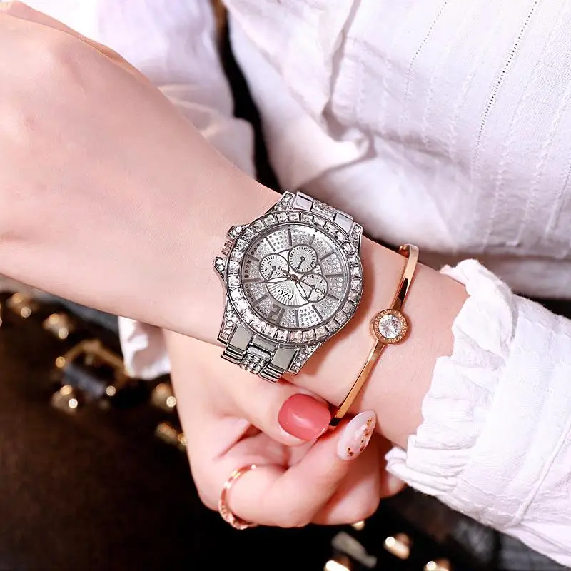 

2020 New Arrivals Women Watches Stainless Steel Exquisite Watch Women Rhinestone Luxury Casual Quartz Watch Relojes Mujer