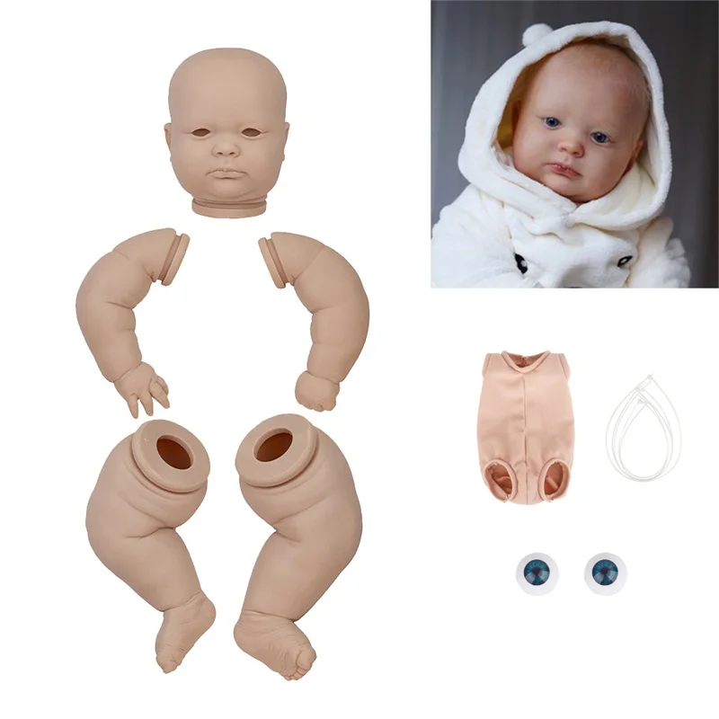 Reborn Baby Doll Kit 23" Lifelike Joseph Vinyl Unpainted Unfinished Toy for Baby