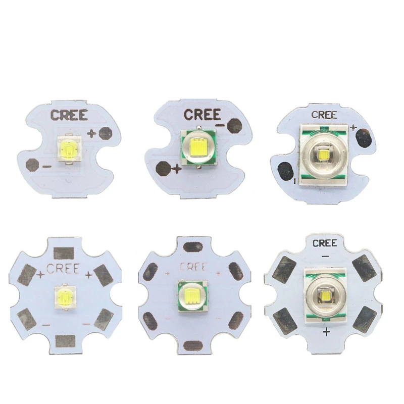 45mil Cree Xml Xm L T6 Led Diode U2 1w 3w 5w Cold White Warm White High Power Led Emitter Diode With 8mm 16mm mm Pcb For Diy Led Bulbs Tubes