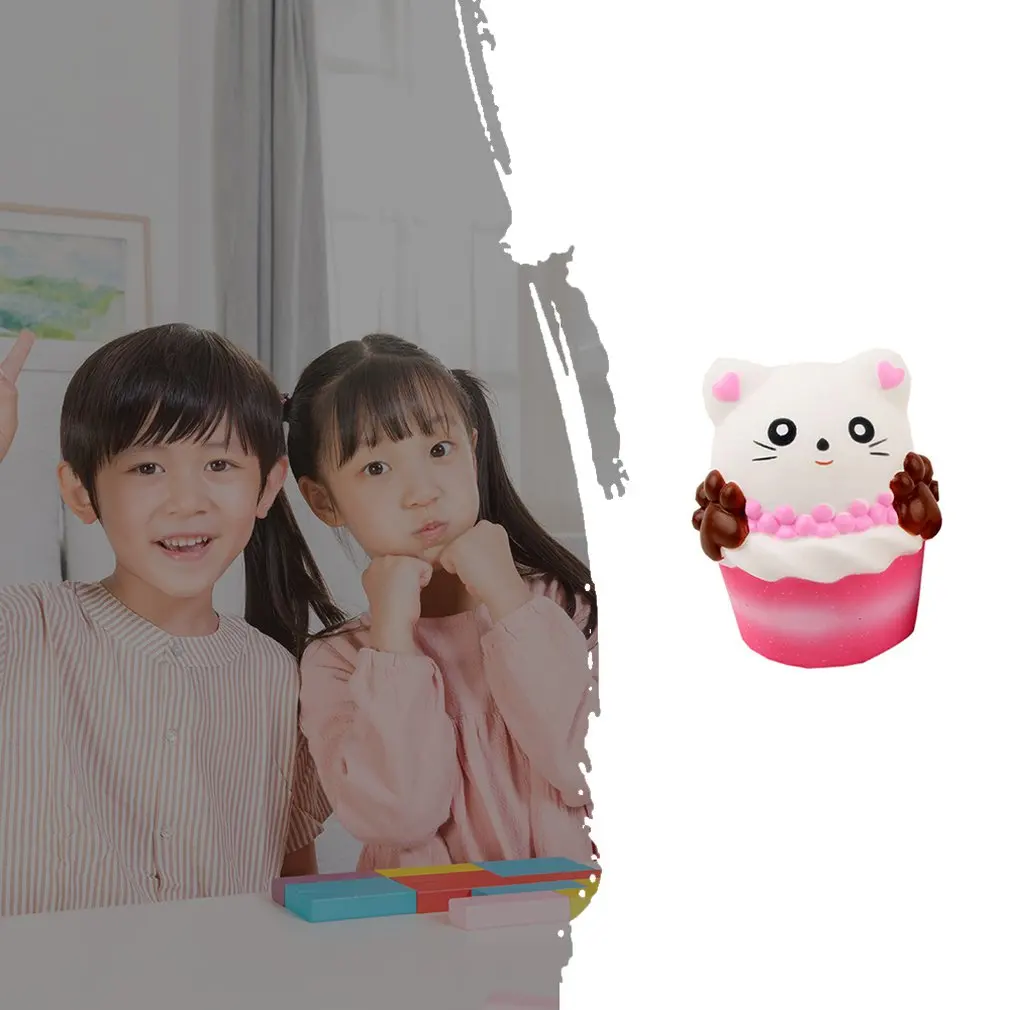 Игрушка-коготь из мультфильма "кошачий коготь", украшение, медленно восстанавливающаяся декомпрессионная игрушка из пены, расслабляющая игрушка, образец торта