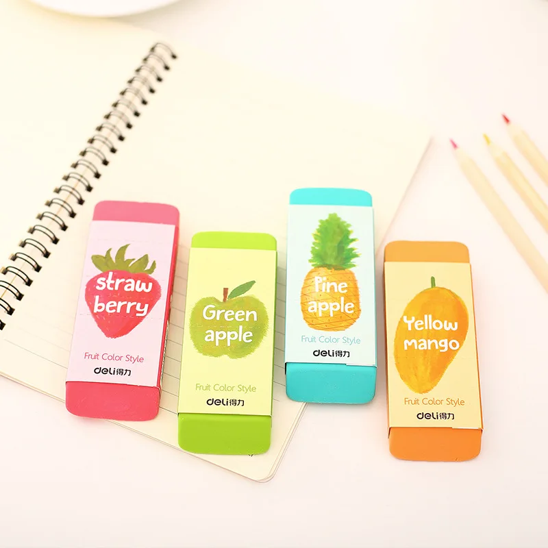 

Deli Fruit Large Rubber 71050 Color Ultra Large Rubber Modified Rubber Eraser Large Size Creative Rubber