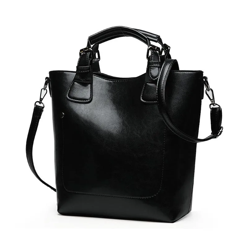 

Shoulder Bag Lady Simple Style Hand Bags Women Handbags PU Leather Totes Bag