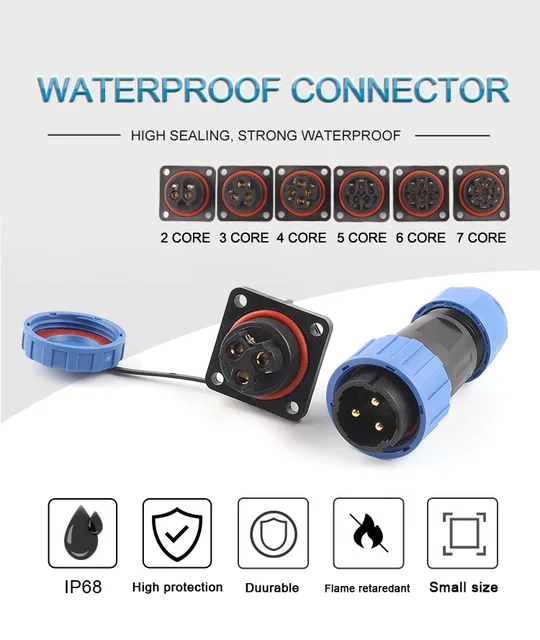 Connettore Rapido For Cavi Elettrici LP20 2 3 4 5 7 9 12 14