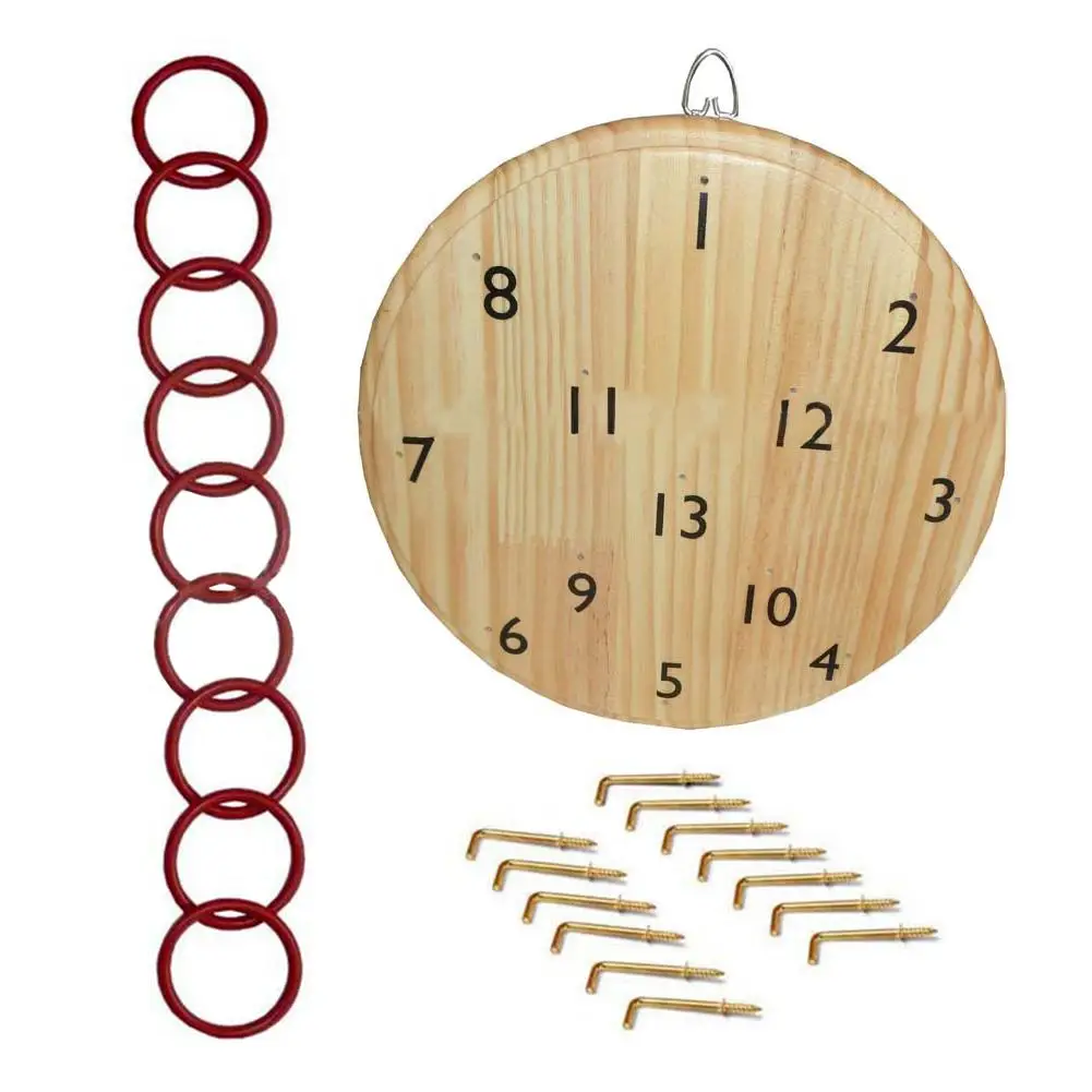 Дизайн головоломка Ringtoss Entrapment игра Brain Teaser настенные резиновые деревянные игровые диски для взрослых детей Детская игрушка