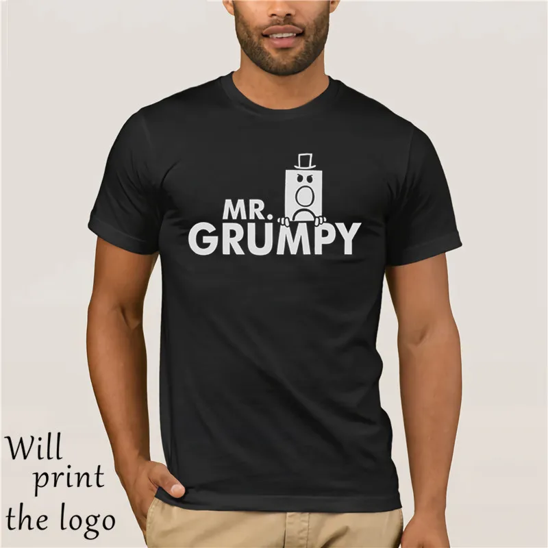 

Men's Mr Grumpy Name Black T-Shirt