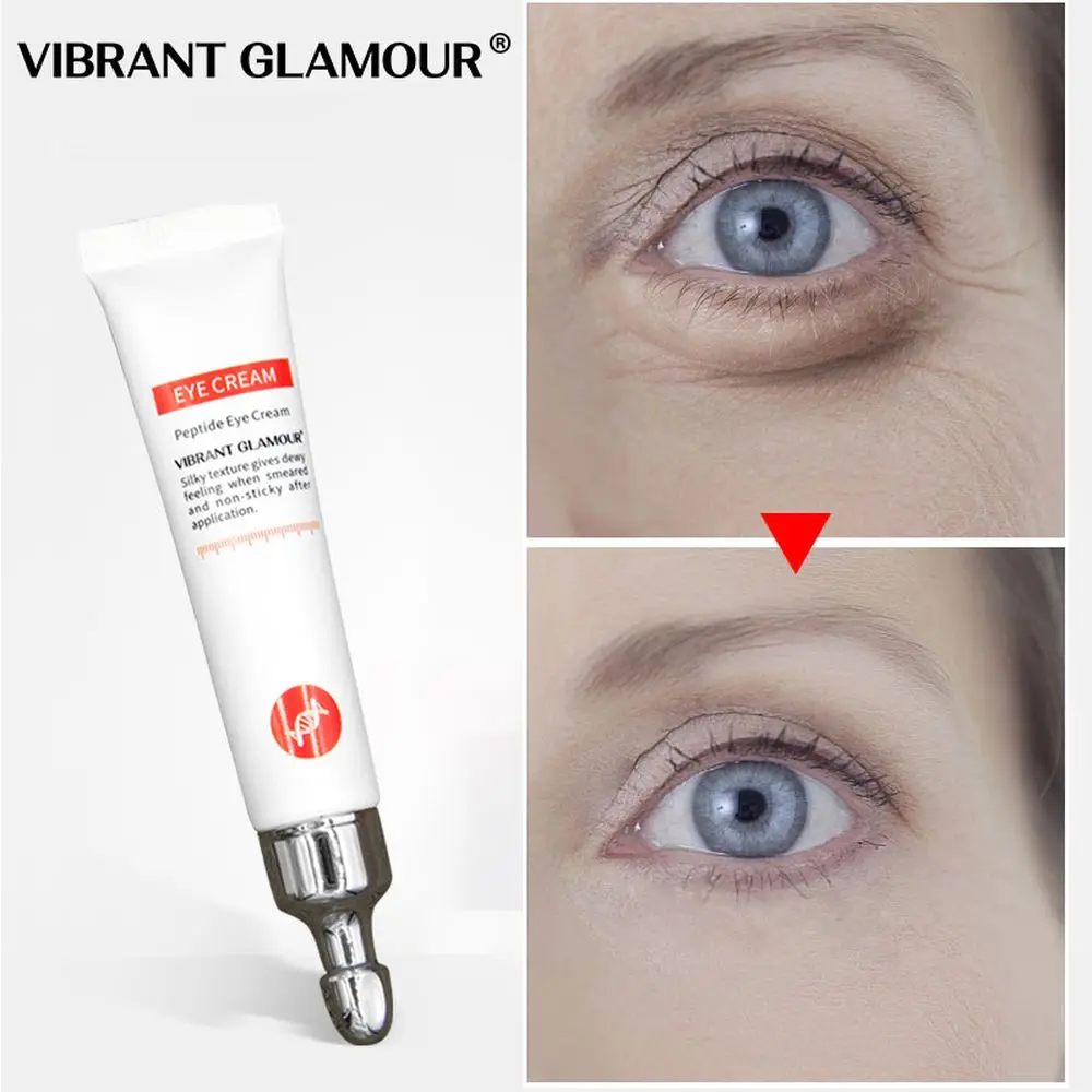 

VIBRANT GLAMOUR Eye Cream Anti-Wrinkle Peptide Collagen Serum Anti-Age Remover Dark Circles Against Puffiness And Bags Eye Care